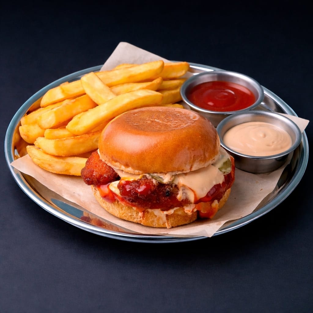 BURGER SPICY CHICKEN (ACILI)