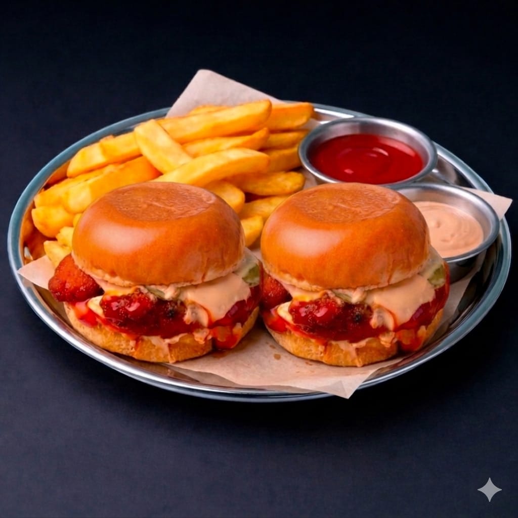 2 ADET* BURGER CRISPY CHICKEN